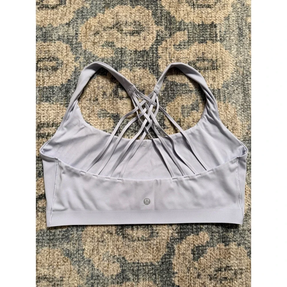 Lululemon FlexyFlex Strappy Yoga‎ Bra Light Support L/XL Pristine Condition